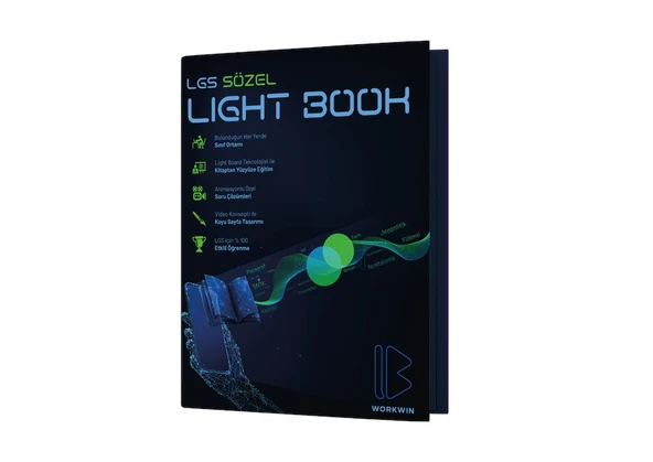 LGS Yeni Nesil Sorular ve Detaylı Çözümlerle Lightbook Sözel (Türkçe, Sosyal Bilgiler, İngilizce) ürün görseli 1