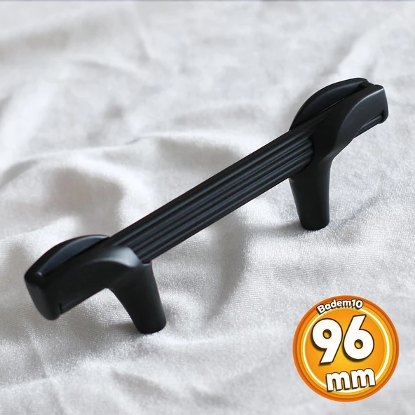 Duru 64 mm Siyah Metal Kulp Mobilya Mutfak Dolabı Çekmece Kulpları Dolap Kapak Kulpu Kulbu ürün görseli 1