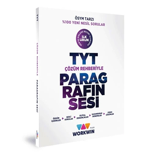 TYT Çözüm Rehberi ile Paragraf'ın Sesi Soru Bankası Workwin Plus ürün görseli 1