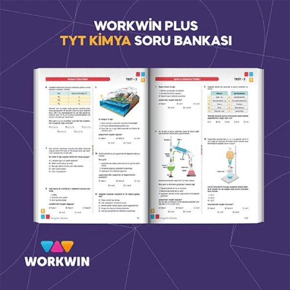 TYT Kimya Yeni Nesil Soru Bankası Workwin Plus - Resim 3