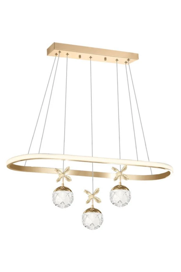 Eray Aydınlatma 4025-3 SR 3 Toplu Gold Led Avize ürün görseli 1