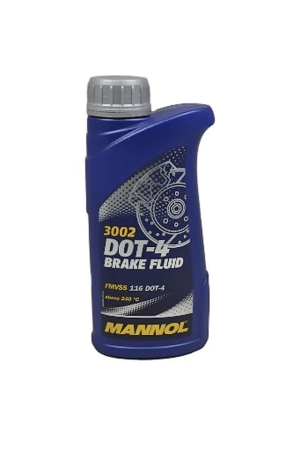 Mannol 3002 Dot-4 Brake Fluıd Hidrolik Fren Yağı 455 Gr. ürün görseli 1