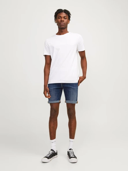 JACK JONES Erkek Kot Şort 12250489 - Resim 4