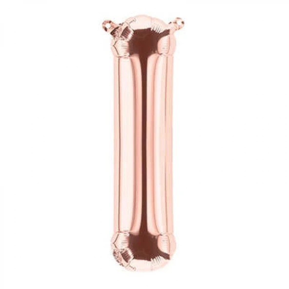 I Harfi Rose Gold Folyo Balon 34 inç 80 cm ürün görseli 1