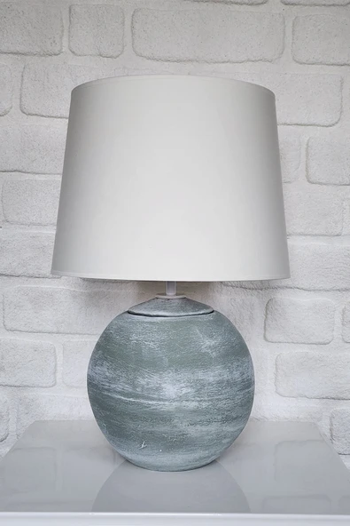 Qdec Vintage seramik abajur küre - Resim 2