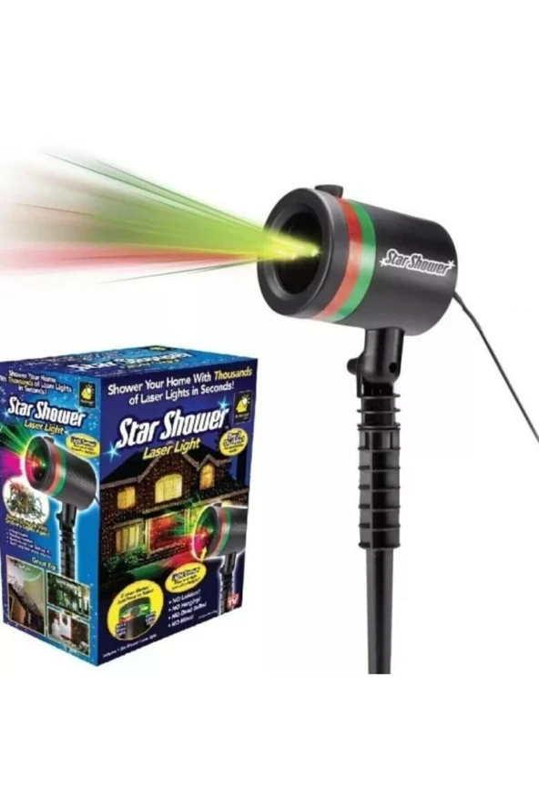 Shower Light Lazer Aydınlatma Işık Şovu - Resim 4