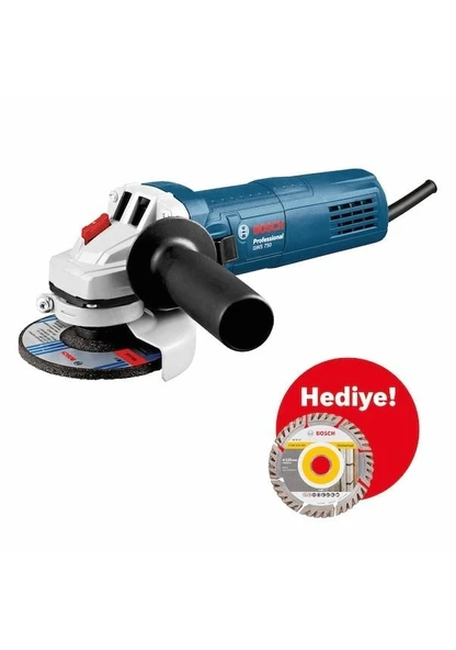 Bosch Professional GWS 750-125 Avuç Taşlama + 1 Adet Disk ürün görseli 1