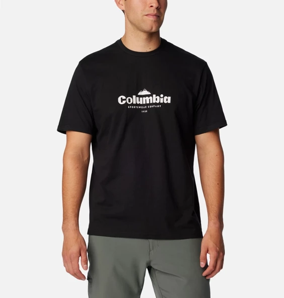 Columbia CSC M Elevated High Ss Tee Erkek Kısa Kollu Tişört CS0358-010 ürün görseli 1