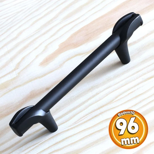 Prade 96 mm Mat Siyah Metal Kulp Çekmece Mobilya Mutfak Kapak Dolap Kulpları Dolabı Kulbu Kulpu ürün görseli 1