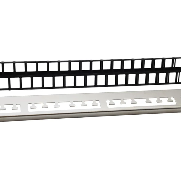 48 PORT 1 U CAT6 PATCH PANEL BOŞ SIGNAMAX - Resim 4