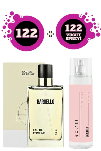 122 Kadın Parfüm Oriental Edp 50ml + No:122 Kadın Body Mist 210ml ürün görseli 1