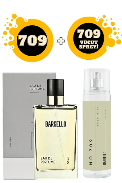 709 Erkek Parfüm Oriental Edp 50ml + No:709 Erkek Body Mist 210ml ürün görseli 1