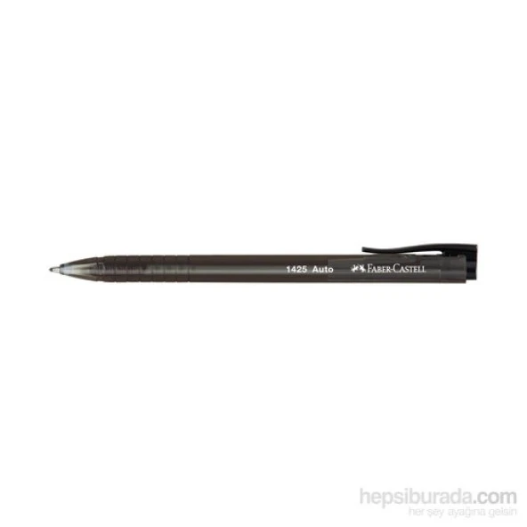 Faber-Castell 1425 Auto Tükenmez Siyah 10'lu Kutu (5211545599) ürün görseli 1
