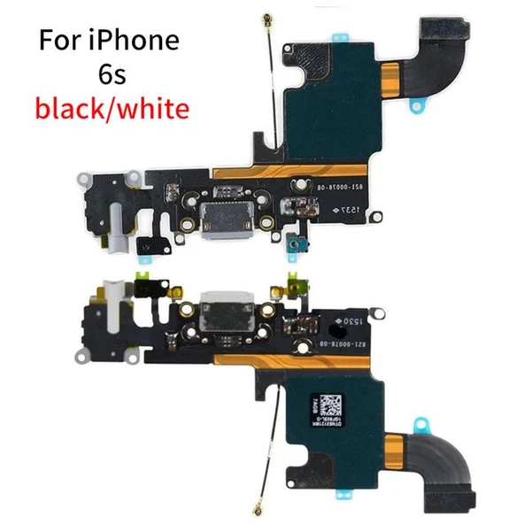 Tkgz İPhone 6S FULL Şarj Kulaklık Soketi (SİYAH) ürün görseli 1