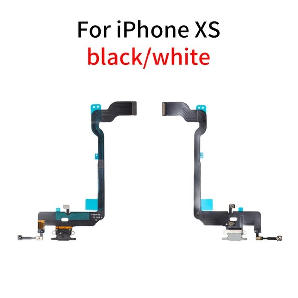Tkgz İPhone XS FULL Şarj Soketi (SİYAH) ürün görseli 1