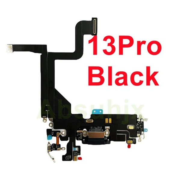 Tkgz İPhone 13 PRO FULL Şarj Soketi (SİYAH) ürün görseli 1