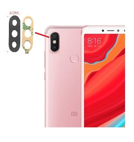 Tkgz Xiaomi Redmi S2 Arka Kamera Camı Lens Yapışkanlı ürün görseli 1
