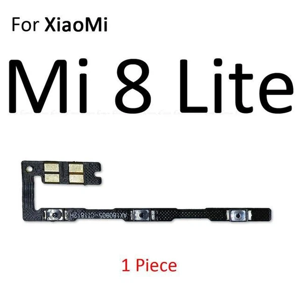 Tkgz Xiaomi Mİ8 LİTE On Off Yan Ses Filmi ürün görseli 1