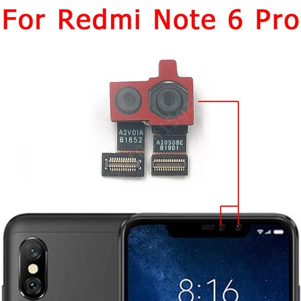 Tkgz Xiaomi Redmi NOTE 6 PRO Ön Kamera Orj ürün görseli 1