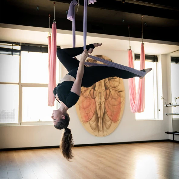 Avessa Yoga Woo Hamak Set Mor - Resim 3