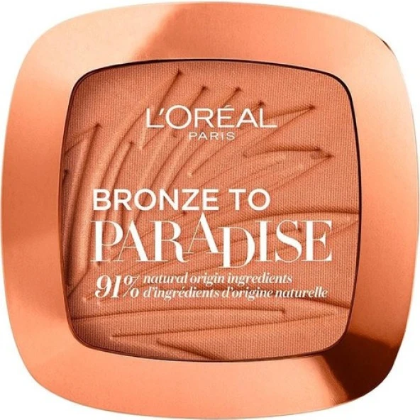 Loreal Paris Bronze to Paradise Mat Bronzlaştırıcı Pudra 02 Baby One More Tan ürün görseli 1