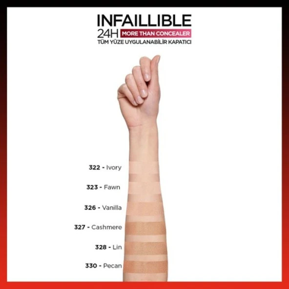Loreal Paris Infaillible Kapatıcı 330 Pecan - Resim 7