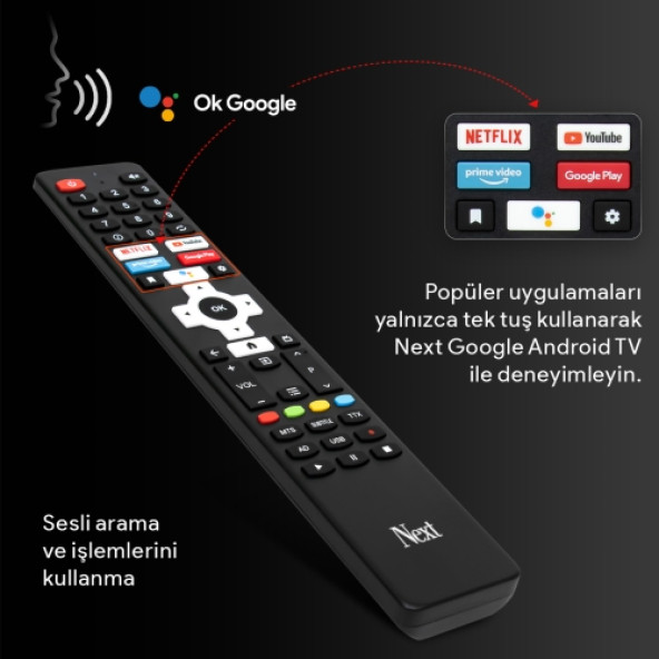 Next Google Android TV Kumanda ürün görseli 1