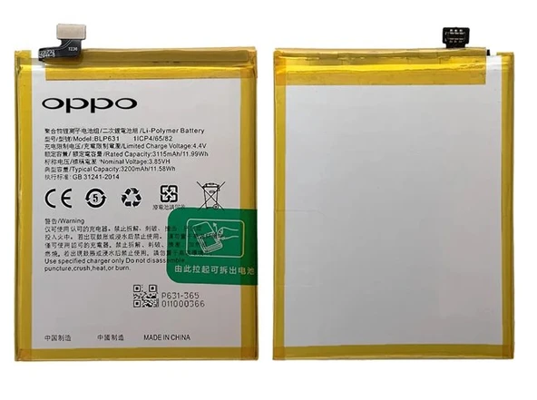 Tkgz Oppo F5 Batarya Pil Sıfır Orijinal ürün görseli 1