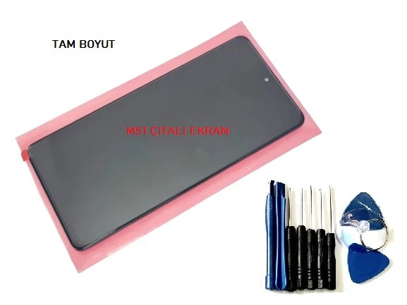 Samsung Galaxy M51 (SM-M515F) Lcd Ekran Dokunmatik Orijinal (Full ÇITALI Tamir Seti) ürün görseli 1