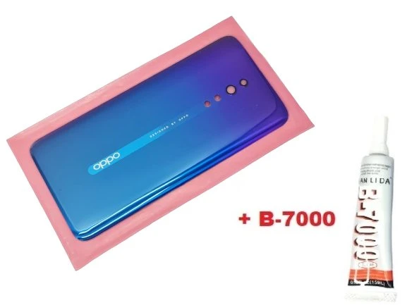 Oppo Reno Z Arka Pil Batarya Kapağı (CAM)  B-7000 MAVİ ürün görseli 1