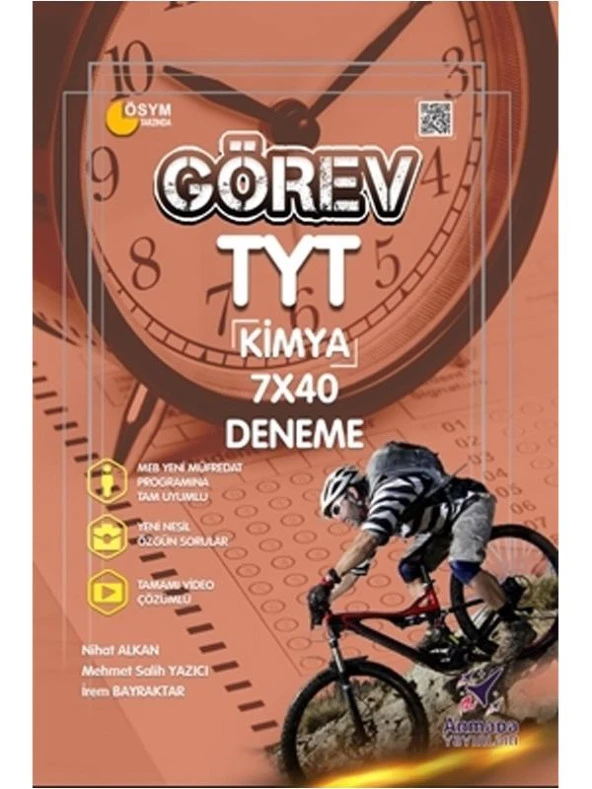 ARMADA YKS GÖREV TYT KİMYA DENEME 7X40 VİDEO ÇÖZÜMLÜ *YENİ* ürün görseli 1