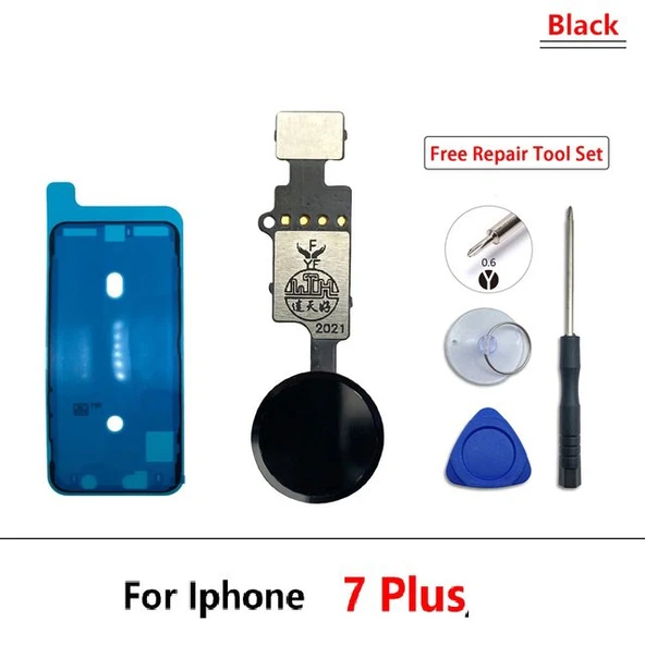 iPhone 7 PLUS home tuşu Toz Batnı Tamir seti Tıkım SİYAH ürün görseli 1