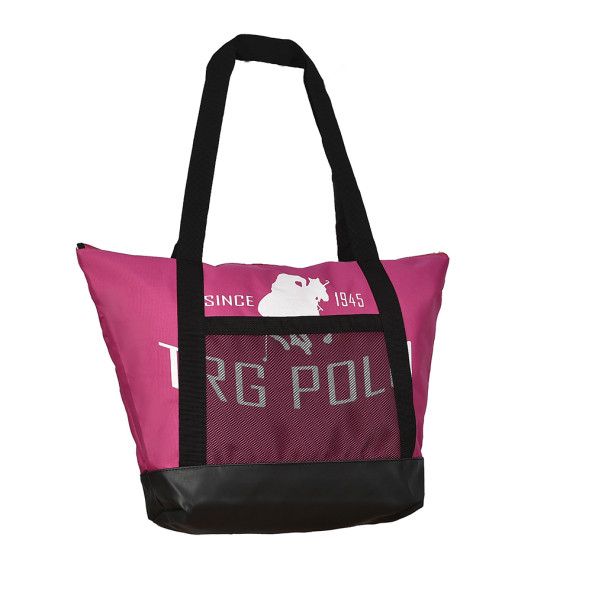 TRG POLO PEMBE FİLELİ KADIN OMUZ ÇANTASI ürün görseli 1