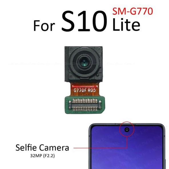 Samsung Galaxy S10 LİTE Ön Kamera (Orjinal) ürün görseli 1