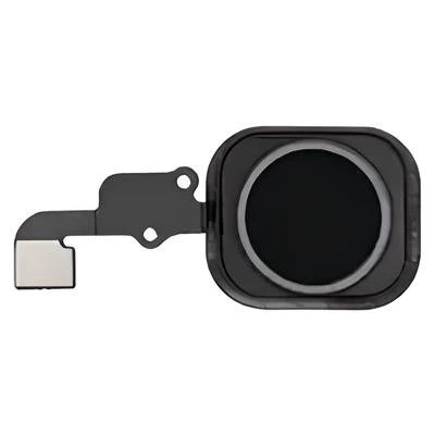 iPhone 6S Home Tuşu Flex SİYAH - Lastikli Çerceveli ürün görseli 1