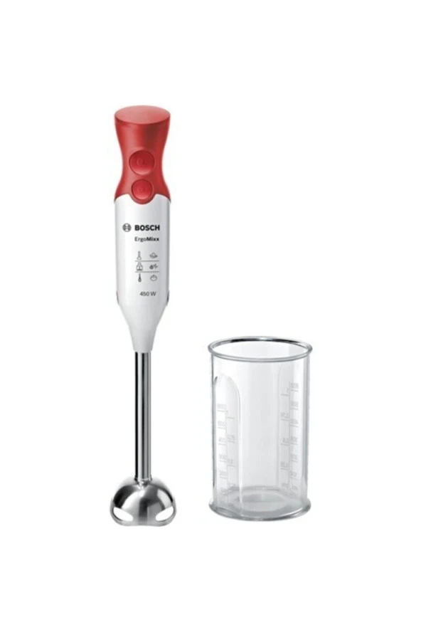 Msm64110 Hand Blender 450 W Beyaz, Kırmızı ürün görseli 1