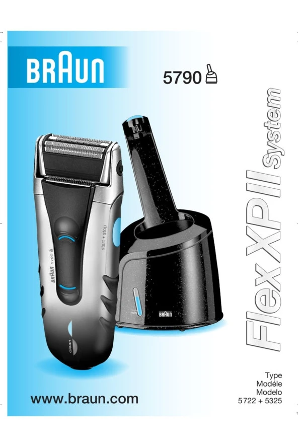 5790 Flex XP II System Tıraş makinesi Gümüş/Siyah ürün görseli 1