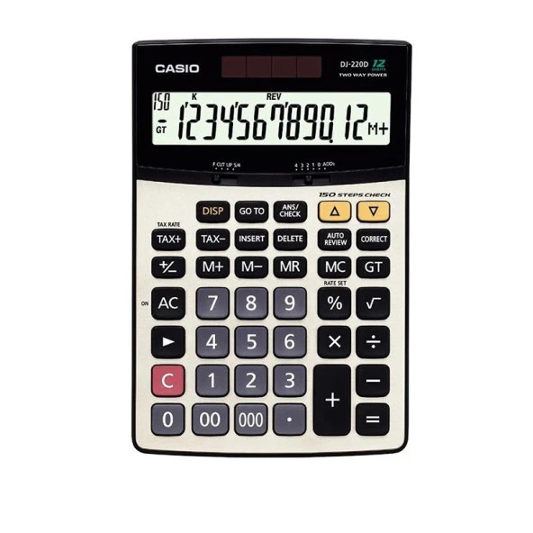 Casio DJ-220D Masaüstü Hesap Makinesi 12 Hane ürün görseli 1