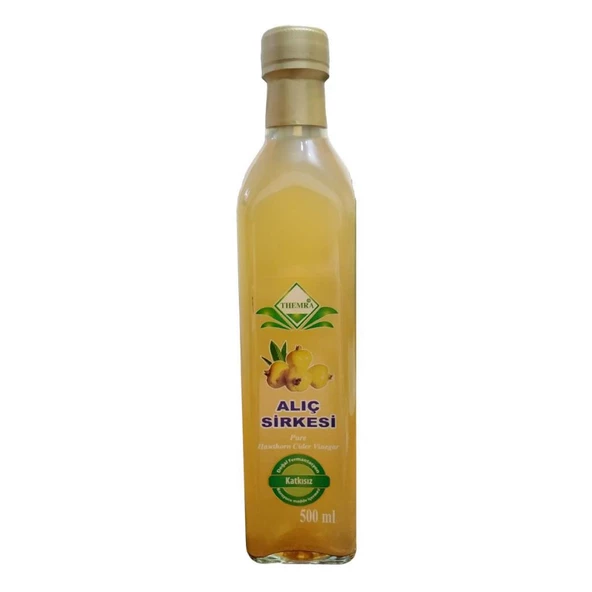 Themra Alıç Sirkesi 500 ML Koruyucusuz Katkısız Doğal Fermente ürün görseli 1