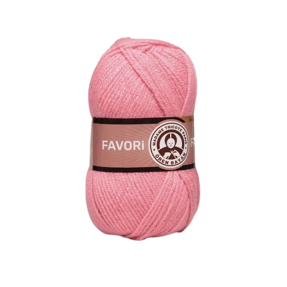 Ören Bayan Favori Örgü İpi - Pembe - 1 Adet - ( Renk Kodu : 146 ) ürün görseli 1