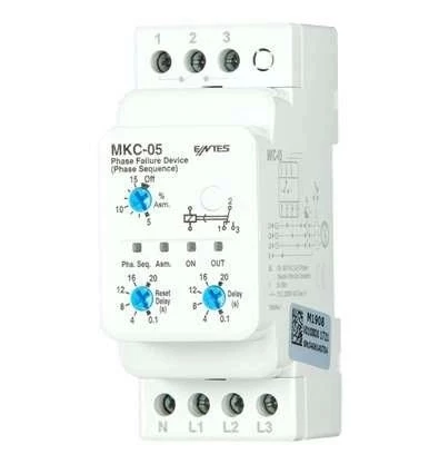 Entes Mkc-05 Motor Faz Koruma Rölesi ürün görseli 1