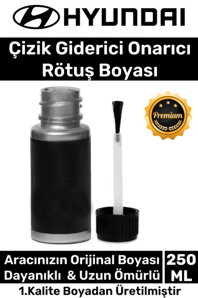 Özel Üretim Suya Dayanıklı Hyundai Marka Uyumlu Çizik Taş Izi Giderici Onarıcı 250ml Oto Rötuş Boya ürün görseli 1