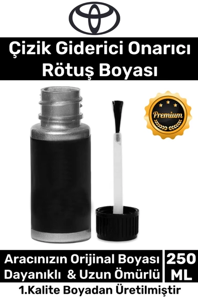 Özel Üretim Suya Dayanıklı Toyota Marka Uyumlu Çizik Taş Izi Giderici Onarıcı 250ml Oto Rötuş Boya ürün görseli 1