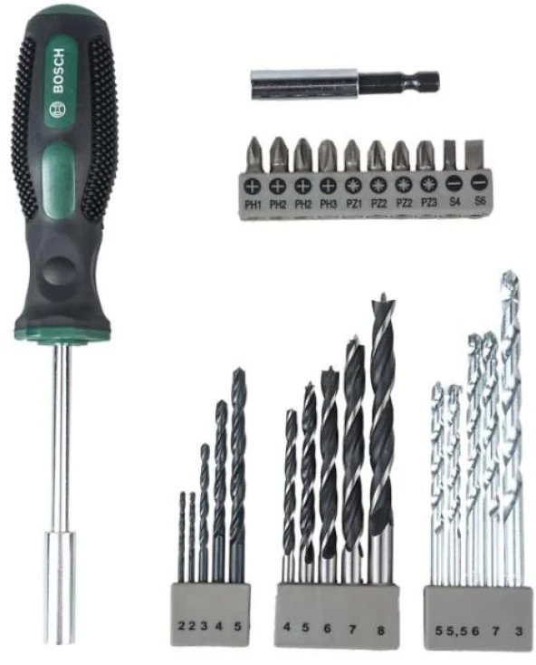 BOSCH PROMO 27 PARÇA DELME VE VİDALAMA SETİ ürün görseli 1
