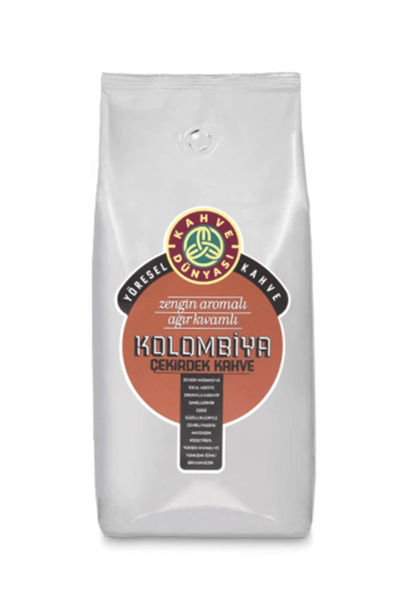 Kahve Dünyası Yöresel Kolombiya Çekirdek Kahve 1kg ürün görseli 1
