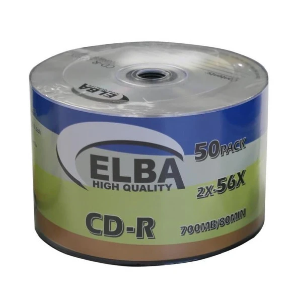 ELBA CD-R 700Mb/80Min 56x 50Li ürün görseli 1
