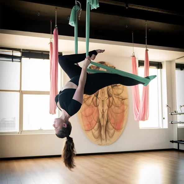 Avessa Yoga Woo Hamak Set Yeşil - Resim 2