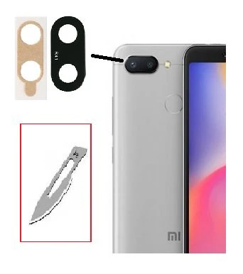 Tkgz Xiaomi Redmi 6 Arka Kamera CAM Lensi + Bistüri Ucu ürün görseli 1