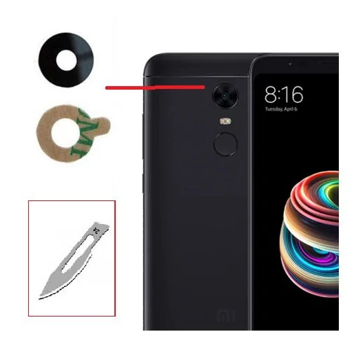 Tkgz Xiaomi Redmi 5 PLUS Arka Kamera CAM Lensi + Bistüri Ucu ürün görseli 1