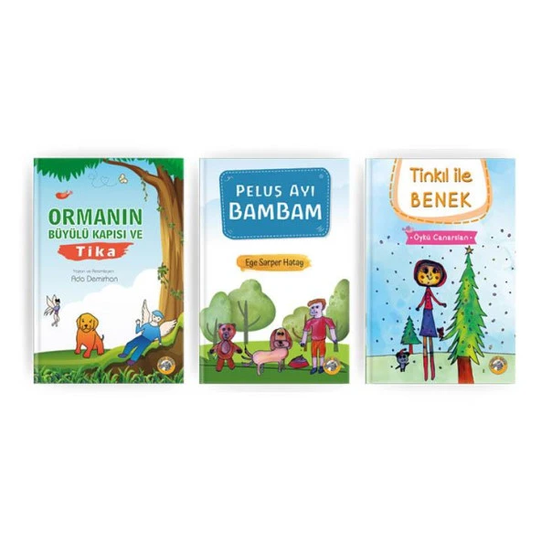 Çocuklar İçin Hikaye Seti 3 Kitap - Ada Demirhan - Ege Sarper Hatay- Öykü Canarslan ürün görseli 1
